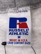 RUSSELL ATHLETIC◆USA製/パーカー/M/コットン/GRY_画像3