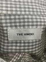 THE HINOKI◆長袖シャツ/コットン/ホワイト/チェック_画像3