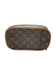 LOUIS VUITTON* pochette * gun ju_ monogram * canvas _BRW/-/BRW