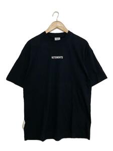 VETEMENTS◆Tシャツ/XS/コットン/BLK/無地/UAH20TR611