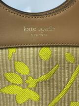 kate spade new york◆ケイトスペードニューヨーク/ハンドバッグ/キャンバス/YLW/花柄_画像8