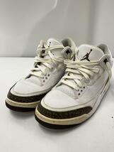 NIKE◆AIR JORDAN 3 RETRO/エアジョーダンレトロ/ホワイト/136064-122/29cm/WHT_画像2