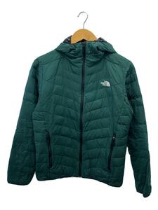 THE NORTH FACE◆THUNDER HOODIE_サンダーフーディ/S/ナイロン/GRN/グリーン/緑/無地/ノースフェイス