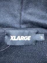 X-LARGE◆XL 91 HOODED SWEATSHIRT/パーカー/M/コットン/BLK_画像3