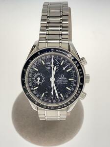 OMEGA◆SPEEDMASTER/自動巻き/アナログ/ステンレス/BLK/3520.50/日差+10