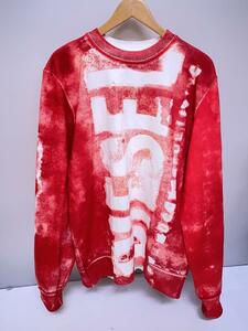 DIESEL◆スプレーペイントロゴスウェット/XL/コットン/RED/a08664-s-giny-onfav