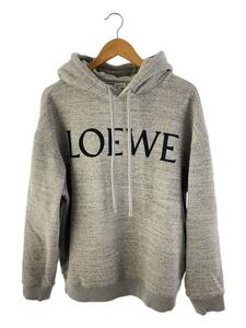 LOEWE◆23SS/フロントロゴ/プルオーバーパーカー/S/コットン/グレー/S359Y25X15