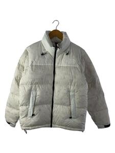 THE NORTH FACE◆UNDYED NUPTSE JACKET_アンダイドヌプシジャケット/M/ナイロン/WHT