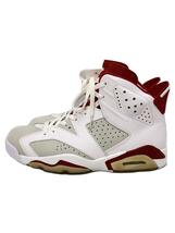 NIKE◆AIR JORDAN 6 RETRO/エアジョーダンレトロ/ホワイト/384664-113/27cm/WHT_画像1