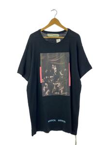 OFF-WHITE◆Tシャツ/XL/コットン/BLK