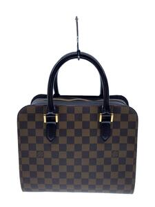 LOUIS VUITTON◆トリアナ_ダミエ・エベヌ_BRW/PVC/BRW/N51155/VI0928