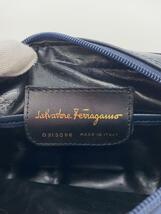 Salvatore Ferragamo◆ショルダーバッグ/-/BLK/無地/D213096_画像5