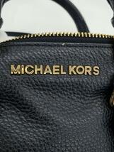 MICHAEL KORS◆ハンドバッグ/レザー/BLK/無地/35F7GC6M2L/2WAY/ショルダーストラップ有_画像9