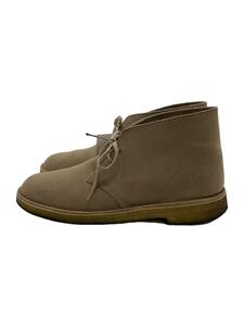 Clarks* chukka boots /US8.5/BEG/ suede /11826