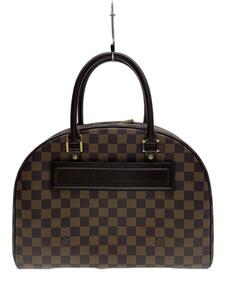 LOUIS VUITTON◆ノリータ_ダミエ・エベヌ_BRW/PVC/BRW