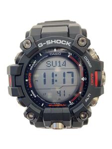 CASIO◆ソーラー腕時計_G-SHOCK/デジタル/ラバー/ブラック/黒/GW-9500-1JF/