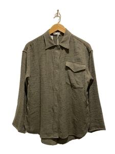 SIWEM 23ss LIGHT TWEED WAVE SHIRT/FREE/ポリエステル/GRY