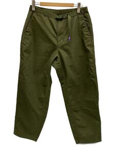 THE NORTH FACE PURPLE LABEL◆STRETCH TWILL WIDE TAPERED PANTS/34/コットン/KHK/無地//