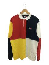 TOMMY JEANS◆長袖シャツ/L/コットン/マルチカラー/DM0DM10864/ラガーシャツ//_画像1