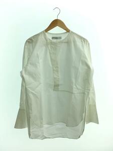 UJOH◆Cropped Shirt/長袖シャツ/2/コットン/WHT/無地/u793-b02-003//