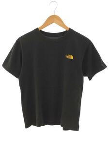 THE NORTH FACE◆21SS/ショートスリーブバックスクエアーロゴT/Tシャツ/M/コットン/BLK//