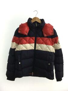 MONCLER◆JANVRAY ダウンジャケット/1/ナイロン/RED/無地//