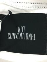 NOT CONVENTIONAL◆Tシャツ/FREE/コットン/WHT/not-19ss-55/ステッチ/ポケT/サイドスリット//_画像3