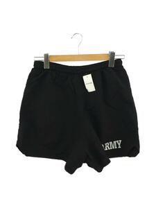 US.ARMY◆90s/ARMY/ショートパンツ/L/ナイロン/BLK/無地/8415-01-465-6757//