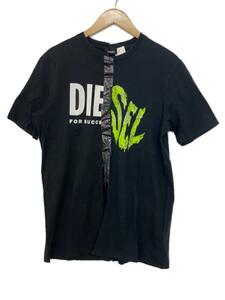 DIESEL◆Tシャツ/M/コットン/BLK/プリント/A003260CATM900A//