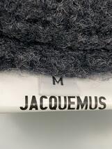 JACQUEMUS◆セーター(厚手)/厚手ニット/M/ウール/ポルトガル製/GRY/無地/969797//_画像4