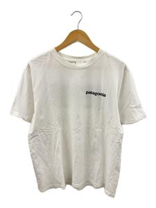 patagonia◆Tシャツ/XL/コットン/WHT/プリント//