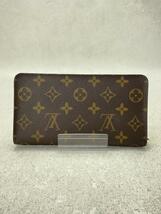 LOUIS VUITTON◆ポルト・モネ・ジップ_モノグラム・キャンバス_BRW/PVC/BRW/レディース//_画像2