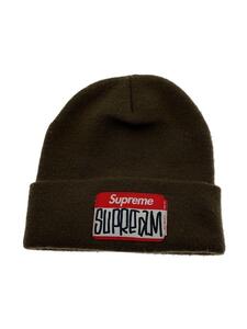 Supreme◆21AW/Gonz Nametag Beanie/ニットキャップ/-/アクリル/BRW/メンズ//