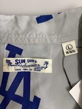 SUN SURF◆アロハシャツ/L/レーヨン/GRY/総柄/SS38979BM//_画像3