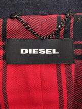 DIESEL◆ピーコート/L/ウール/NVY/無地//_画像3