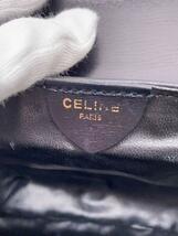 CELINE◆ショルダーバッグ/レザー/GRY/無地//_画像5