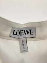 LOEWE◆Sleeveless Bib Shirt/ノースリーブワンピース/34/コットン/WHT/S2109140GH//_画像3