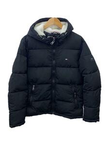 TOMMY HILFIGER◆ダウンジャケット/-/ナイロン/BLK/150AP123//