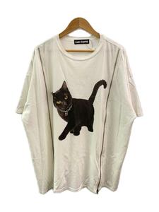 CANDY STRIPPER◆ANARCHY KITTEN BIG TEE/2/コットン/WHT/1233626//