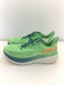 HOKA ONE ONE◆クリフトン9/ローカットスニーカー/27cm/GRN/1132210 ZLGL//