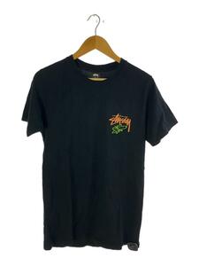 STUSSY◆Tシャツ/S/コットン/BLK/無地