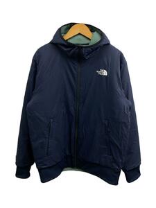 THE NORTH FACE◆REVERSIBLE TECH AIR HOODIE_リバーシブルテックエアーフーディ/XL/ナイロン/NVY