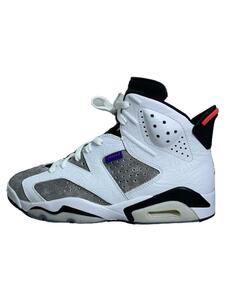 NIKE◆AIR JORDAN 6 RETRO LTR/エアジョーダンレトロ/ホワイト/CI3125-100/25.5cm/W