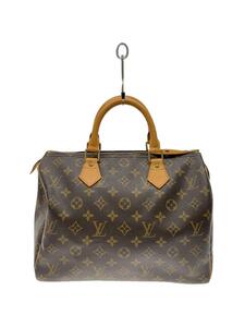 LOUIS VUITTON◆1)スピーディ30_モノグラム・キャンバス_BRW/PVC/BRW/総柄