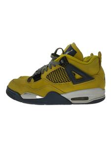 NIKE◆AIR JORDAN 4 RETRO_エア ジョーダン 4 レトロ/26.5cm/YLW