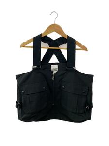 BEAMS◆beams dot/bag vest/コットン/BLK/46-06-0001-147