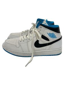 NIKE◆AIR JORDAN 1 MID_エアジョーダン 1 ミッド/26.5cm/WHT