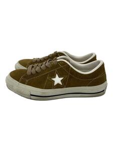 CONVERSE◆ローカットスニーカー/24cm/KHK/スウェード/8YHR