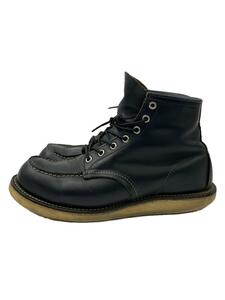 RED WING◆6-INCH CLASSIC MOC BOOT/6 インチクラシックモックブーツ/US8.5/BLK/レザー