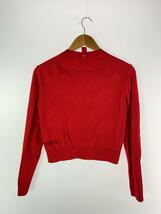 MARC JACOBS◆the croped cardigan/カーディガン(薄手)/S/レーヨン/RED/N623C02RE21_画像2